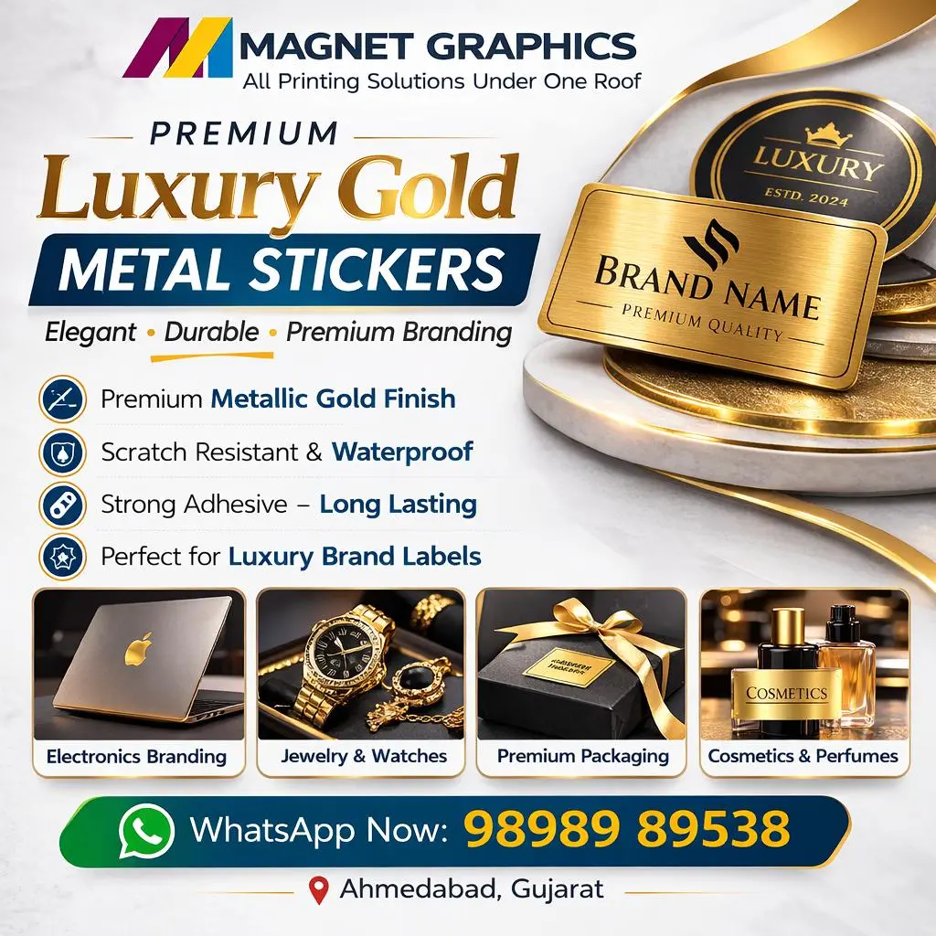 Magnet Graphics -Gold Stickers-MSP Digital Services